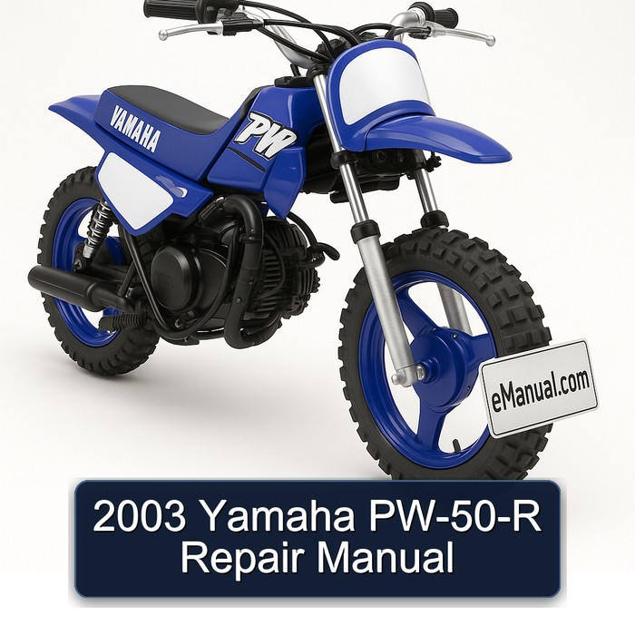 2003 Yamaha PW Models Pw-50-r Service Repair Workshop Manual PDF