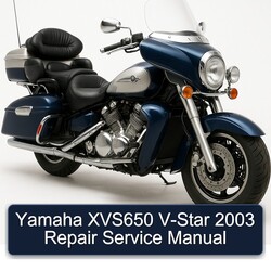 2003 Yamaha Royal Star Venture XVS650 V-STAR Service Repair Workshop Manual PDF