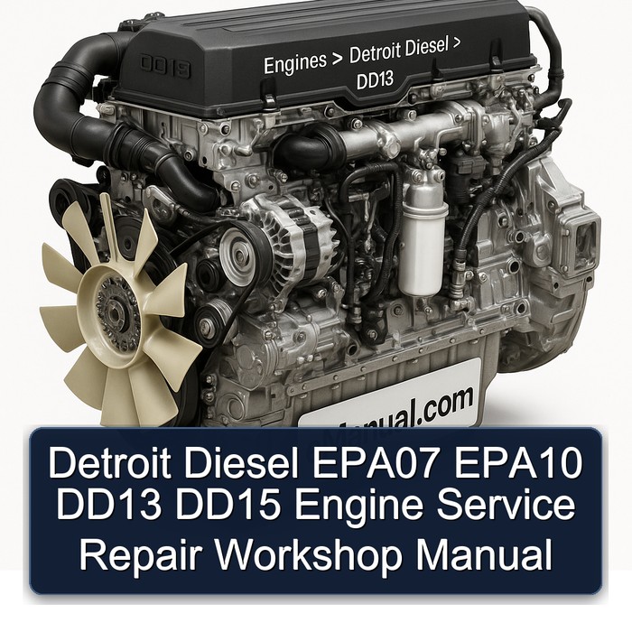Detroit Diesel DD13 EPA07 EPA10 DD15 Engine Service Repair Workshop Manual PDF
