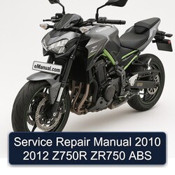 2010-2012 Kawasaki Z Series Z750R ZR750 ABS Service Repair Workshop Manual PDF