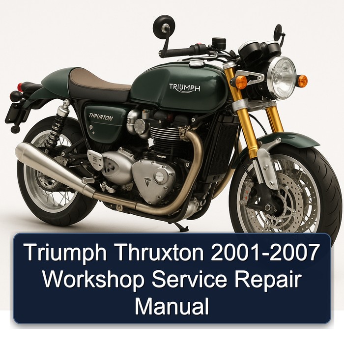 2001-2007 Triumph Thruxton Service Repair Workshop Manual PDF