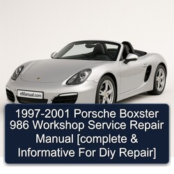 1997-2001 Porsche Boxster 986 [ Informative Diy ] Service Repair Workshop Manual PDF