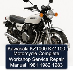 1981-1983 Kawasaki KZ Series KZ1000 KZ1100 Motorcycle Service Repair Workshop Manual PDF
