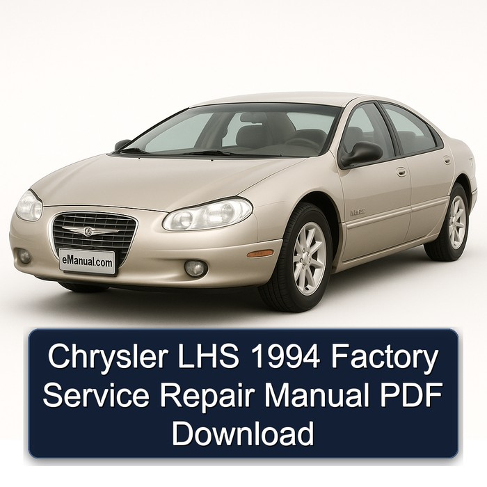 1994 Chrysler LHS Service Repair Workshop Manual PDF