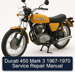 1967-1970 Ducati 450 Mark 3 Service Repair Workshop Manual PDF