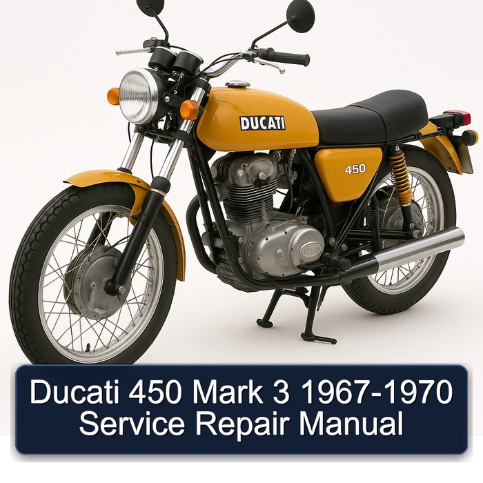 1967-1970 Ducati 450 Mark 3 Service Repair Workshop Manual PDF