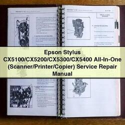 Epson Stylus Cx5100/cx5200/cx5300/cx5400 All- -one (scanner/printer/copier) Service Repair Workshop Manual PDF