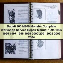 1994-2004 Ducati 900 M900 Monster Service Repair Workshop Manual PDF