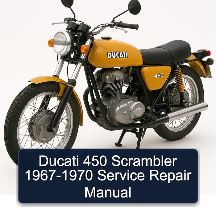 1967-1970 Ducati 450 Scrambler Service Repair Workshop Manual PDF