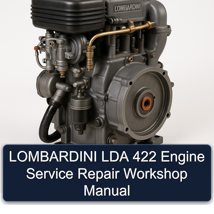 Lombardini LDA Series 422 Engine Service Repair Workshop Manual PDF