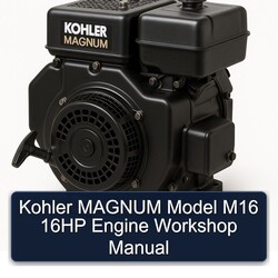 Kohler Magnum Models Model M16 16HP Engine Service Repair Workshop Manual PDF