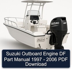 1997-2006 Suzuki Outboard Engine DF Part Parts Catalog PDF