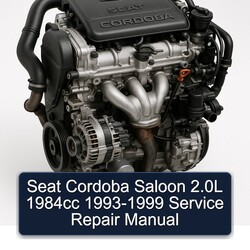 1993-1999 Seat Cordoba Saloon 2.0l 1984CC Service Repair Workshop Manual PDF