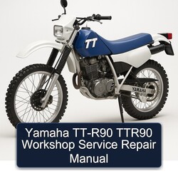Yamaha TT-R90 TTR90 Workshop Manual de servicio y reparación 