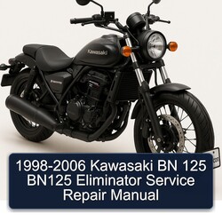 1998-2006 Kawasaki Eliminator BN 125 BN125 Service Repair Workshop Manual PDF