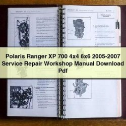 2005-2007 Polaris Ranger XP 700 4x4 6x6 Service Repair Workshop Manual PDF