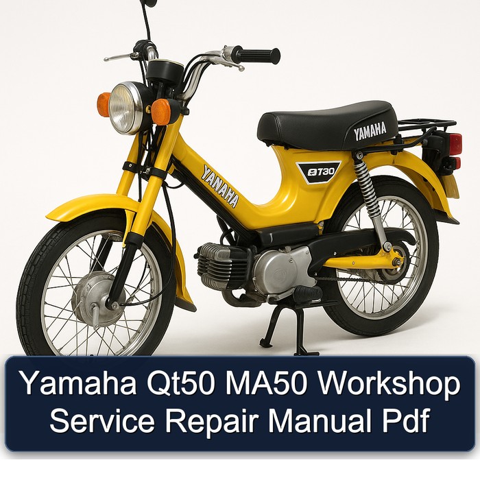 Yamaha Qt50 MA50 Service Repair Workshop Manual Pdf