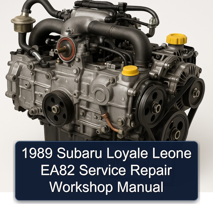 1989 Subaru EA Series Loyale Leone EA82 Service Repair Workshop Manual PDF