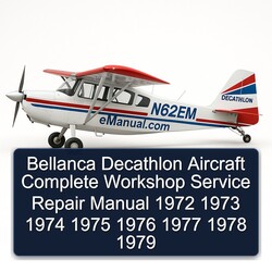 1972-1979 Bellanca Decathlon Aircraft Service Repair Workshop Manual PDF