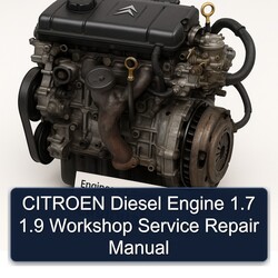 Citroen 1.7 1.9 Diesel Engine Service Repair Workshop Manual PDF