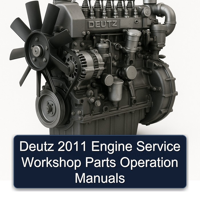 2011 Deutz Engine Parts Operation Service Repair Workshop Manual PDF