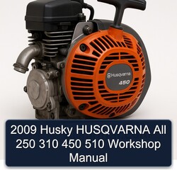 2009 Husqvarna 450 Husky All 250 310 510 Service Repair Workshop Manual PDF