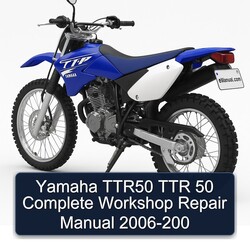 2006 Yamaha TTR Models TTR50 50 -200 Service Repair Workshop Manual PDF