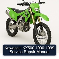 1990-1999 Kawasaki KX Series KX500 Service Repair Workshop Manual PDF