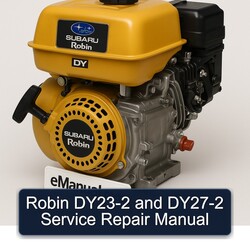 Subaru Robin DY Models DY23-2 DY27-2 Service Repair Workshop Manual PDF