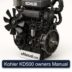 Kohler KD Series KD500 Owners Owner's Manual PDF