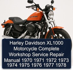 1970-1978 Harley Davidson XL1000 Motorcycle Service Repair Workshop Manual PDF