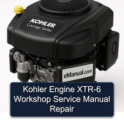 Kohler Courage Series Engine XTR-6 Service Repair Workshop Manual PDF