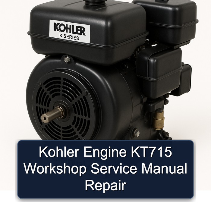 Kohler K Series Engine KT715 Service Repair Workshop Manual PDF