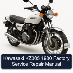 1980 Kawasaki KZ Series KZ305 Service Repair Workshop Manual PDF