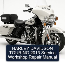 2013 Harley Davidson Touring Service Repair Workshop Manual PDF