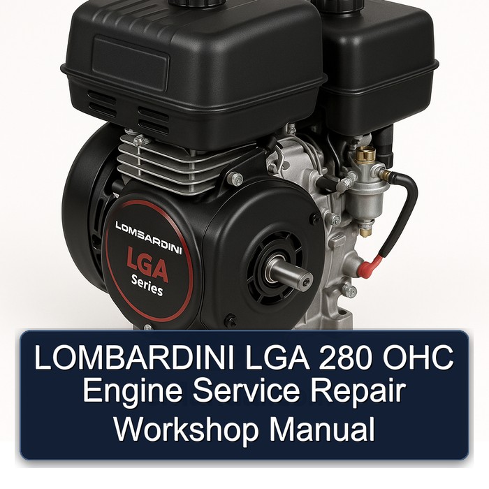 Lombardini LGA Series 280 OHC Engine Service Repair Workshop Manual PDF