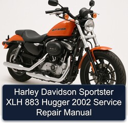 2002 Harley Davidson Sportster XLH 883 Hugger Service Repair Workshop Manual PDF