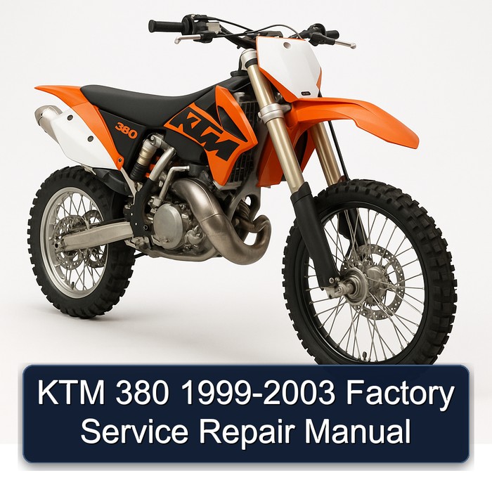 1999-2003 KTM 380 Service Repair Workshop Manual PDF