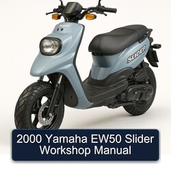 2000 Yamaha Slider EW50 Service Repair Workshop Manual PDF