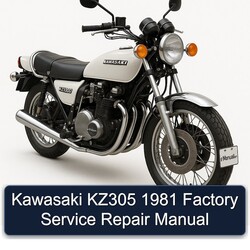 1981 Kawasaki KZ Series KZ305 Service Repair Workshop Manual PDF