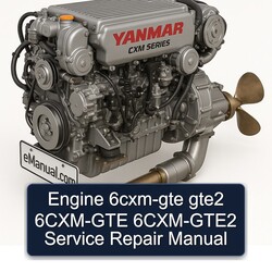 Engine 6CXM-GTE GTE2 6CXM-GTE2 Service Repair Workshop Manual PDF