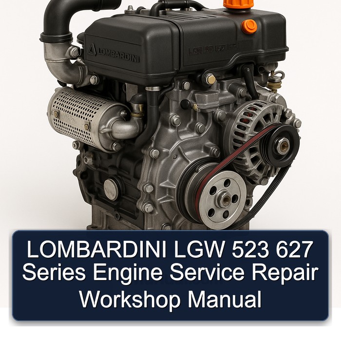 Lombardini LGW 523 627 Series Engine Service Repair Workshop Manual PDF