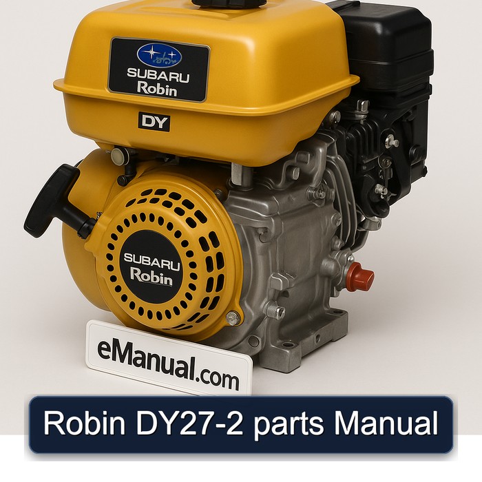 Subaru Robin DY Models DY27-2 Parts Catalog PDF