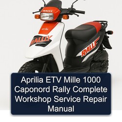Aprilia Caponord ETV Mille 1000 Rally Service Repair Workshop Manual PDF