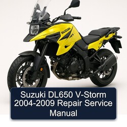 2004-2009 Suzuki V Storm Models DL650 V-STORM Service Repair Workshop Manual PDF