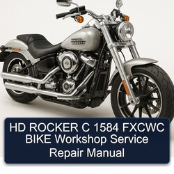 Harley Davidson Softail HD Rocker C 1584 Fxcwc Bike Service Repair Workshop Manual PDF