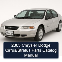 2003 Chrysler Cirrus Dodge /stratus Parts Catalog PDF