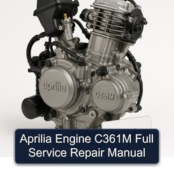 Aprilia Engine C361M Service Repair Workshop Manual PDF