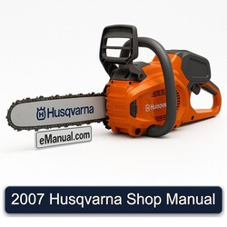 2007 Husqvarna Shop Service Repair Workshop Manual PDF