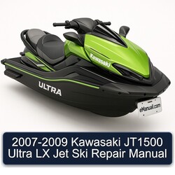 2007-2009 Kawasaki JT1500 Ultra LX Jet Ski Service Repair Workshop Manual PDF